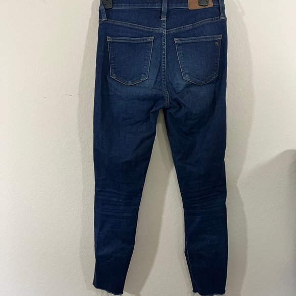Madewell Bundle of 2 High Rise Black and Blue Skinny Jeans Size 26 - Picture 6 of 14